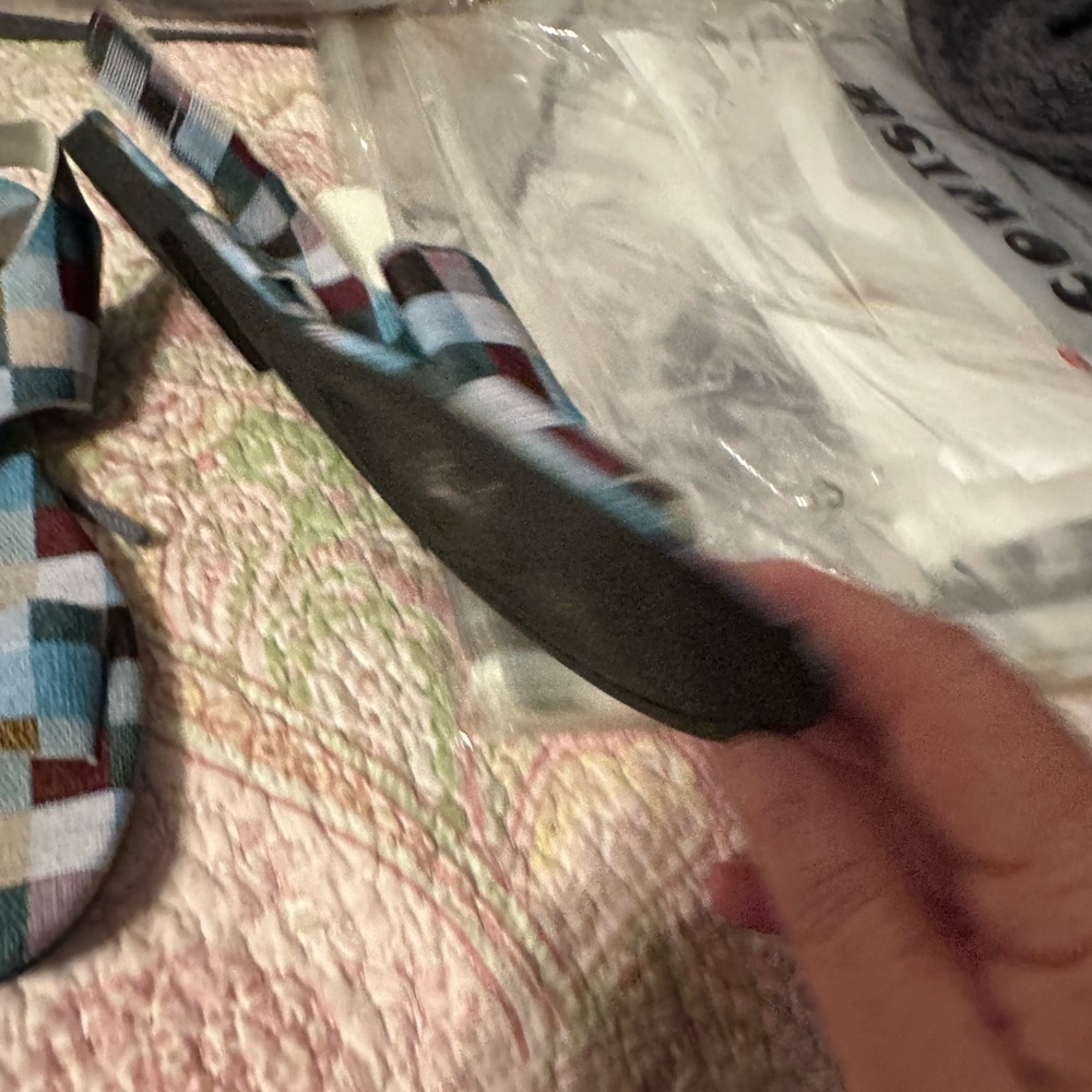 Stylish Women's Blue and Multicolor Sandals - Picture 6 of 6